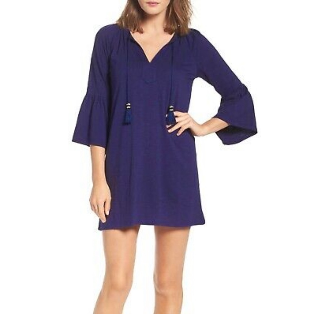 Lilly Pulitzer Navy Del Lago Tunic Dress | Size Large